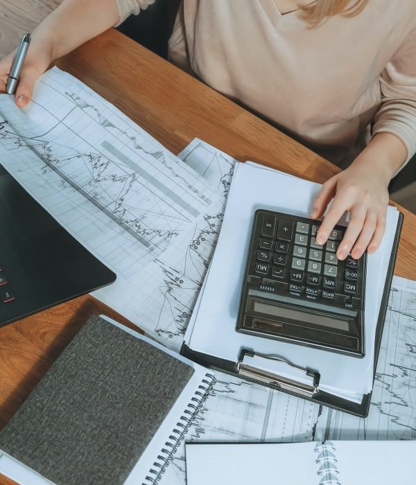 Investments. Young woman investor buys stocks on the stock exchange stock market Investments. Young woman investor buys stocks on the stock exchange stock market